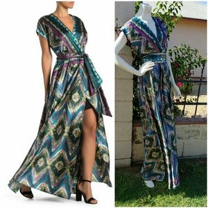 Meghan LA
Maxi wrap dress